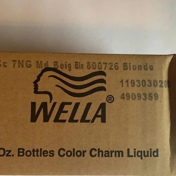 WELLA Hair Color Charm Liquid 7NG Medium Beige Blonde Box of 36 Bottles - Picture 4 of 4